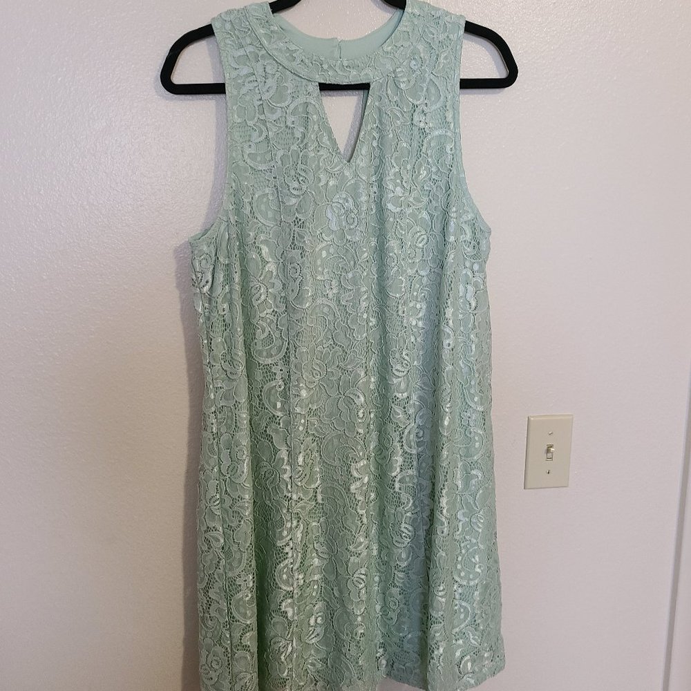 Maurices Mint Keyhole Shift Dress